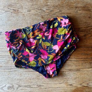 NWOTS Lands End Floral bikini bottom 14w